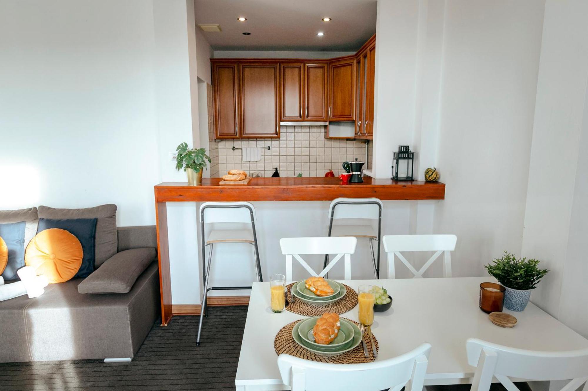 Plac Konstytucji 6 Orange - Apartament Dla 4 Osob - Bezplatny Parking - Free Parking - Piekny Widok Na Panorame Warszawy 华沙 外观 照片