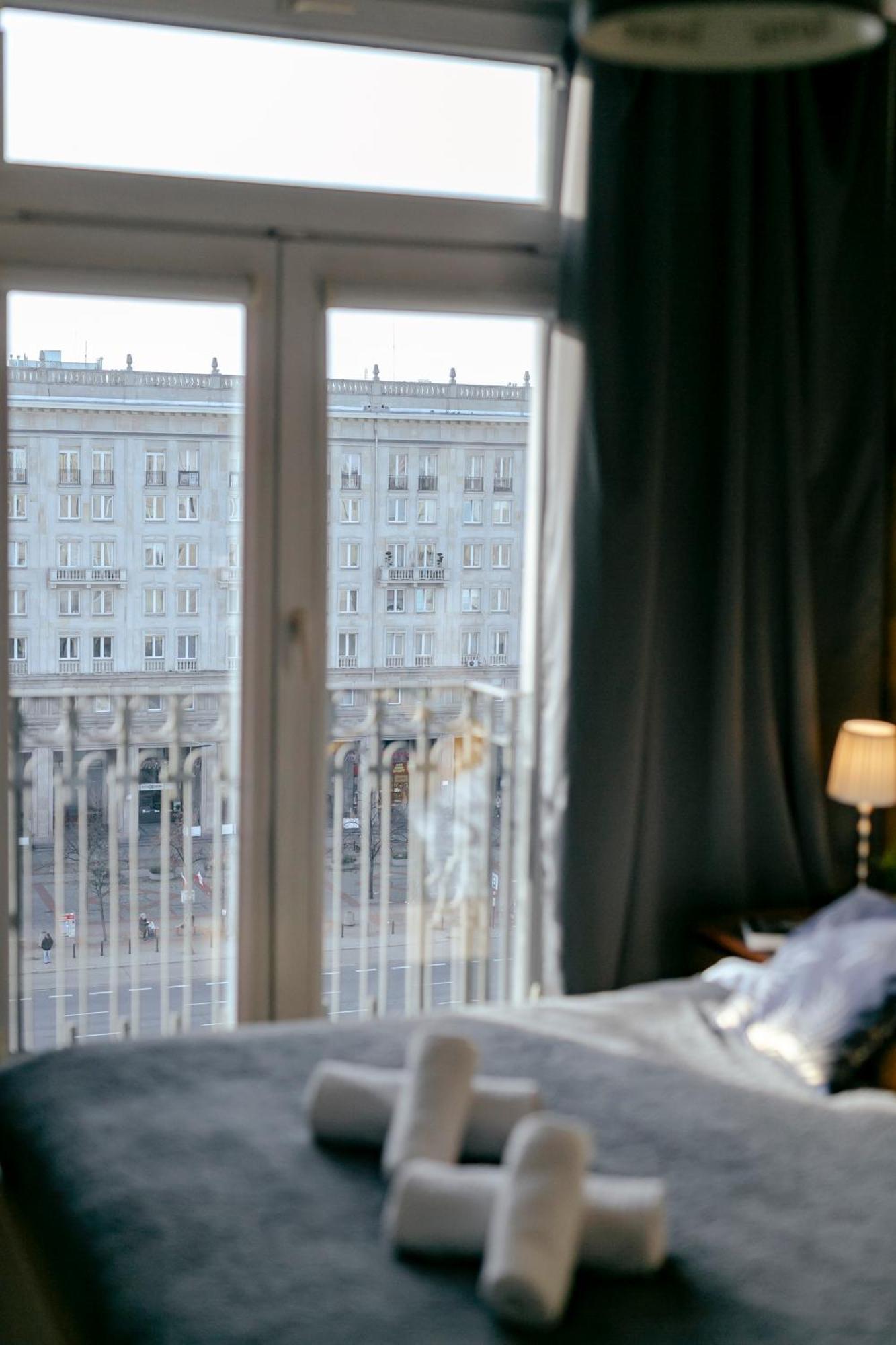Plac Konstytucji 6 Orange - Apartament Dla 4 Osob - Bezplatny Parking - Free Parking - Piekny Widok Na Panorame Warszawy 华沙 外观 照片