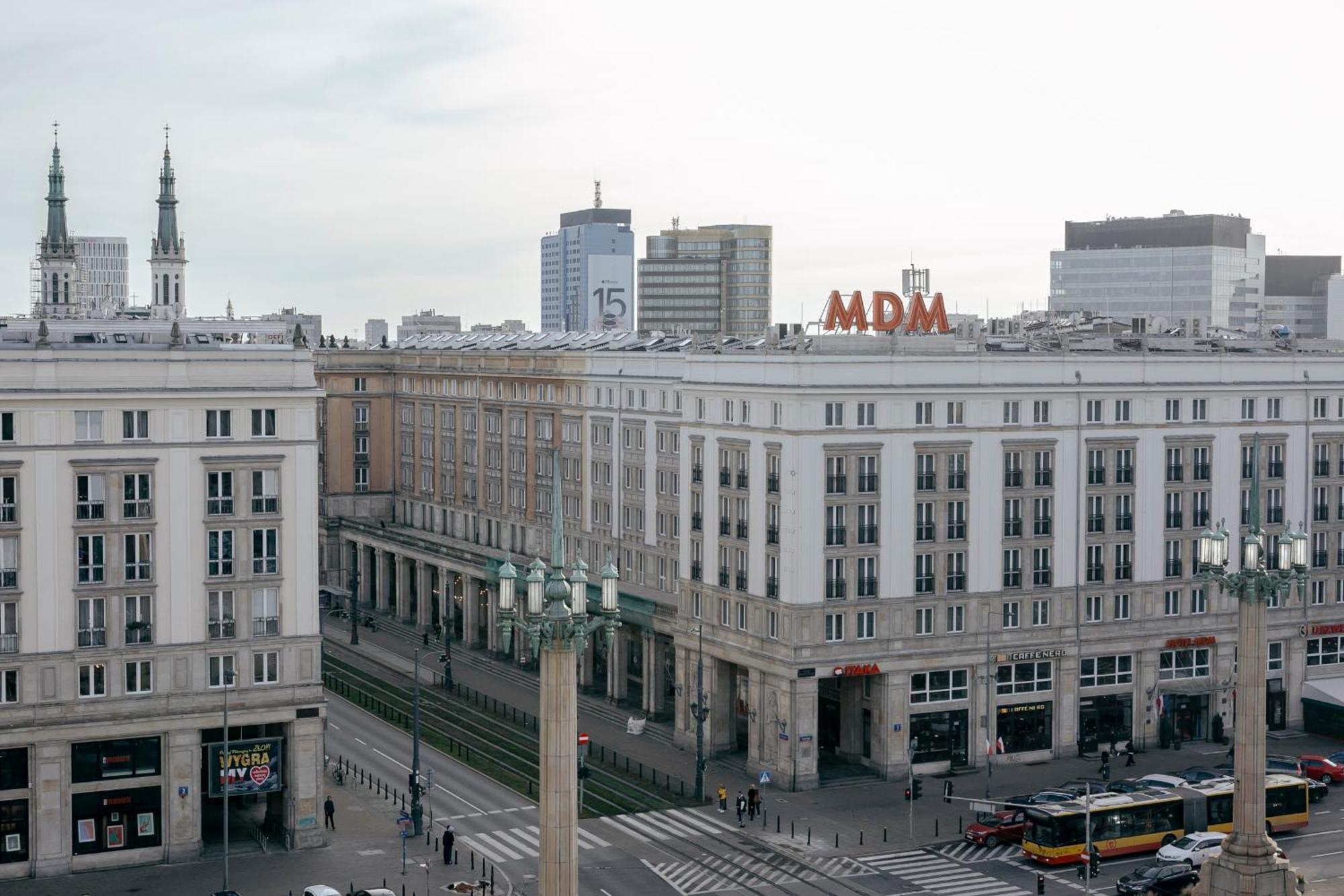 Plac Konstytucji 6 Orange - Apartament Dla 4 Osob - Bezplatny Parking - Free Parking - Piekny Widok Na Panorame Warszawy 华沙 外观 照片